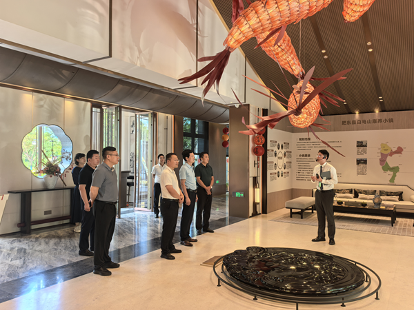 壽縣縣委常委、副縣長(zhǎng)房鯤鵬一行到訪省健康養(yǎng)老公司