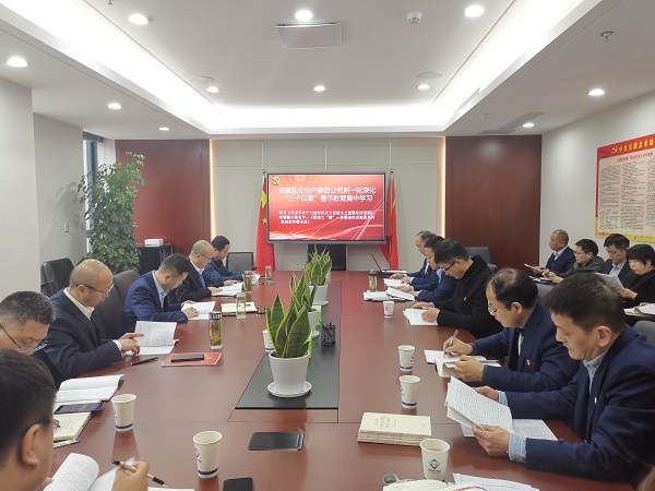 安徽鹽業(yè)地產(chǎn)集團(tuán)公司開(kāi)展新一輪深化“三個(gè)以案”警示教育集中學(xué)習(xí)