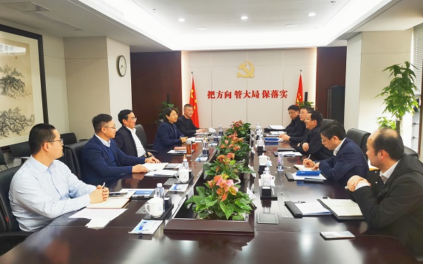 王思軍會(huì)見(jiàn)安徽建工集團(tuán)副總經(jīng)理陳仁虎一行